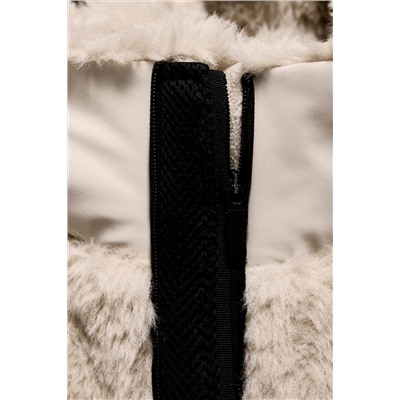 SHORT FAUX FUR HOODED COAT RECCO® TECHNOLOGY SKI COLLECTION, CHARACTERISTICS