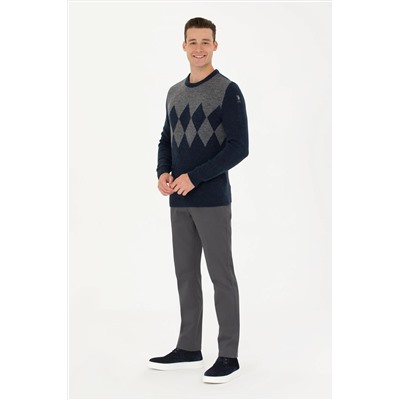 Erkek Antrasit Kanvas Pantolon