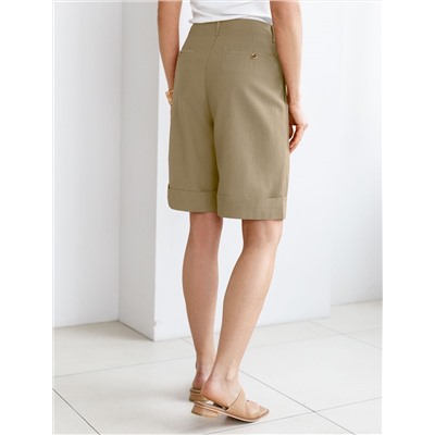 Шорты-бермуды из плотного лиоцелла