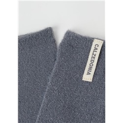 Haussocken in Rippstrick mit Glitzer