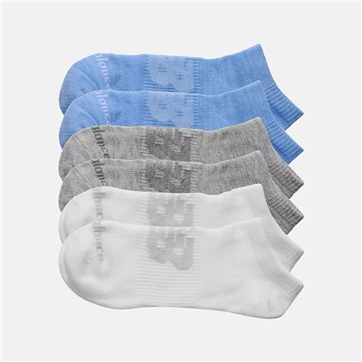 Flat Knit No Show Socks 6 Pack Men