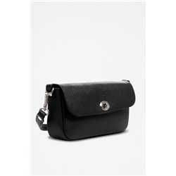 Bandolera de piel Ardenno - Negro