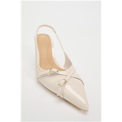 BUCKLED HIGH HEEL SHOES