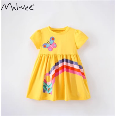 Хлопковое платье МАЛВЕ*Й (100-150)