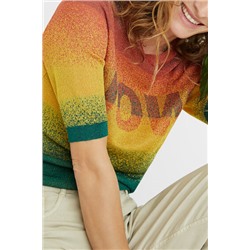 Jersey punto colores metalizados