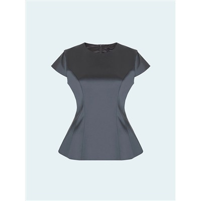 Костюмная блузка с коротким рукавом, B3187/pierre