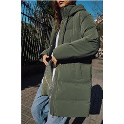 SEMI-LONG RUBBERISED WINDPROOF ANORAK