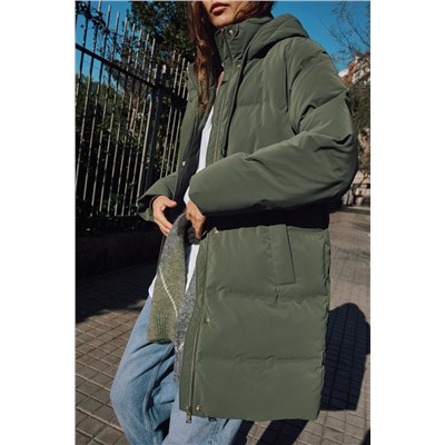 SEMI-LONG RUBBERISED WINDPROOF ANORAK