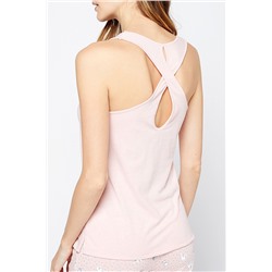 Camiseta de tirantes Paulette Rosa
