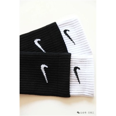 Спортивные носки Nik*e с усиленной пяткой и контрастной отделкой, экспортный магазин  👟