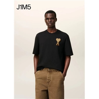 Хлопковая базовая футболка, модель унисекс АМ*И