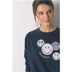 Pijama largo polar SmileyWorld® navy