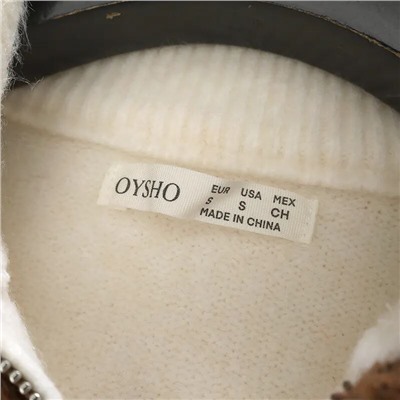 Женский свитер с воротником стойкой на молнии   OYSH*O