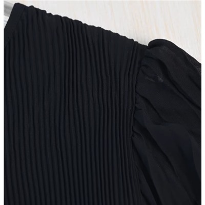 Женское элегантное плиссированное шифоновое платье