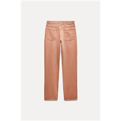 ZW COLLECTION STRAIGHT-LEG MID-RISE JEANS