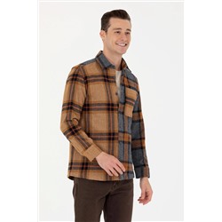 Erkek Oduncu Camel Gömlek