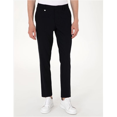 Lacivert Slim Fit Klasik Jogger Pantolon