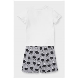 Set - Kurzarmshirt und Shorts - Bio-Baumwolle