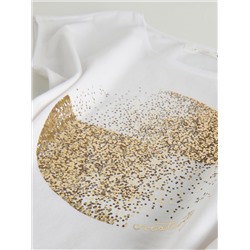 T-Shirt im Kimono-Stil mit Druck