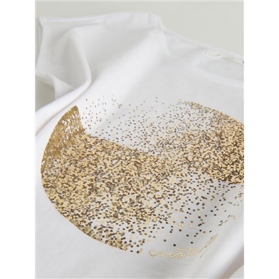 T-Shirt im Kimono-Stil mit Druck