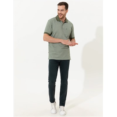 Haki Regular Fit Polo Yaka Tişört