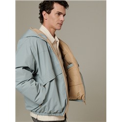 Куртка-бомбер с капюшоном