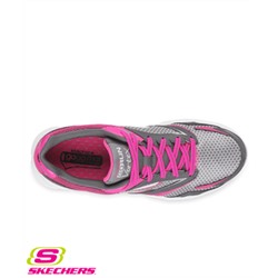 Skechers GO Run Vortex Charcoal/Hot Pink Athletic Shoe