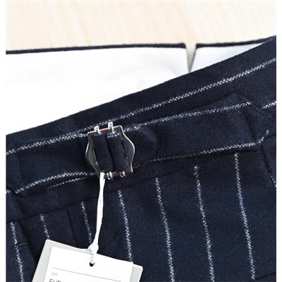 Женские шерстяные брюки с высокой талией Н*М