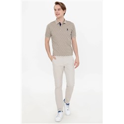 Erkek Haki Polo Yaka Tişört