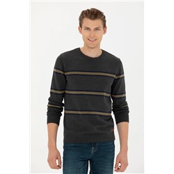 Erkek Antrasit Melanj Kazak