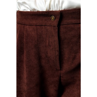 Костюм брючный вельветовый с жилеткой 399BRN