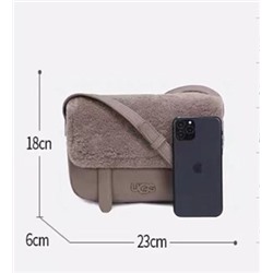 Милая плюшевая сумка через