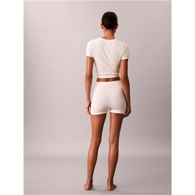 Rib Emblem Seamless Shortie