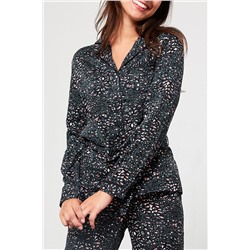 Хаки и черная рубашка Lidzy