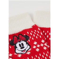 Haussocken mit weihnachtlichem Disney Minnie-Motiv