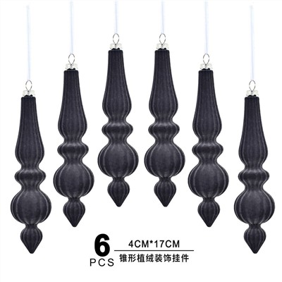 Очень красивые бархатные елочные игрушки