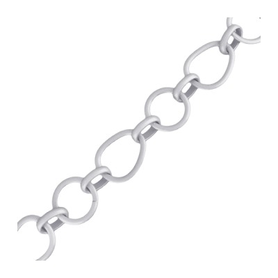 Браслет Силуэт (покрытие матовый родий) 18-21см