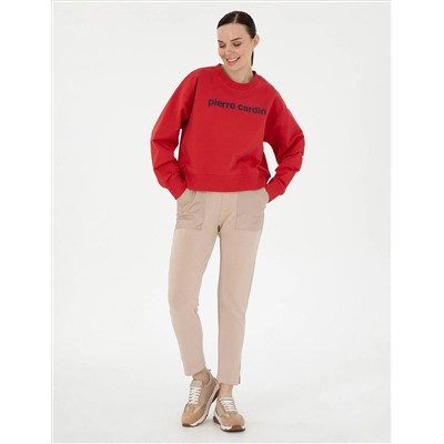 Kırmızı Oversize Sweatshirt
