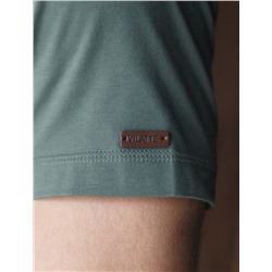 Футболка базовая полуприлегающая из премиального хлопка с эластаном