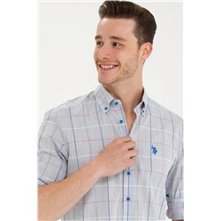 Erkek Gri Uzun Kollu Gömlek