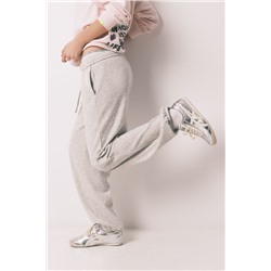 Pantalón jogger felpa algodón gris
