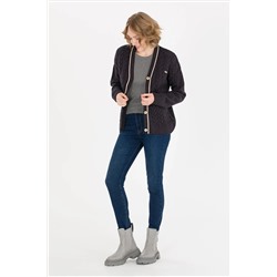 Kadın Lacivert Triko Hırka