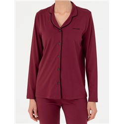 Bordo Pijama Takımı