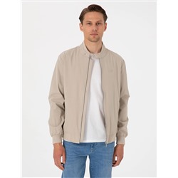 Bej Bomber Ceket