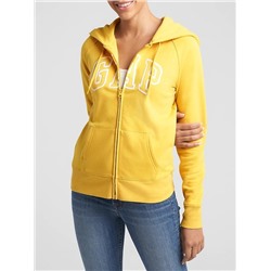 Gap Logo Zip Hoodie In Fleece