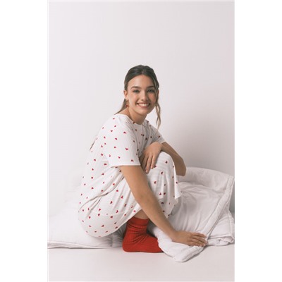 Camisón estampado Mickey Cherry