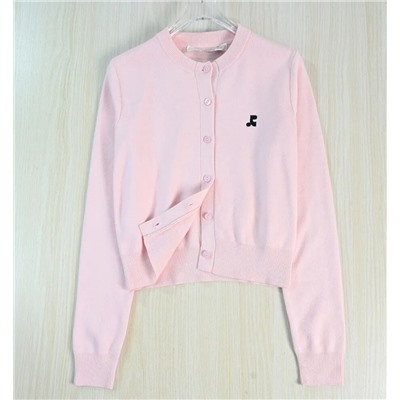 Короткий вязаный кардиган