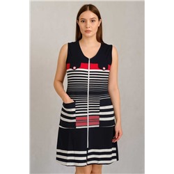 Халат женский без рукавов на молнии 303