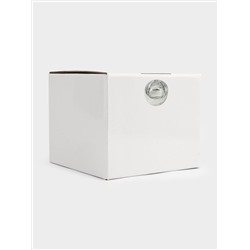 Конфетница, 15х12 см, стекло, серебристая, Кракелюр, Craquelure