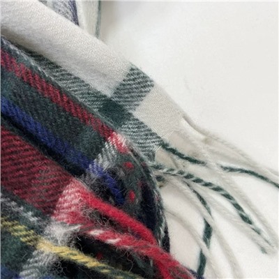 Женский тёплый шерстяной шарф КОУ*Ч